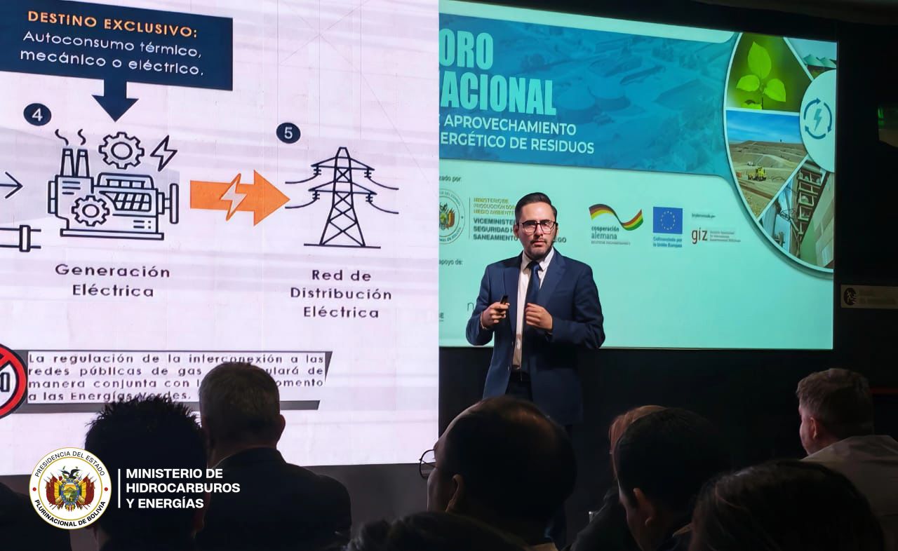 Foro Nacional: Bolivia avanza en nuevas alternativas para aprovechar la energía de los residuos